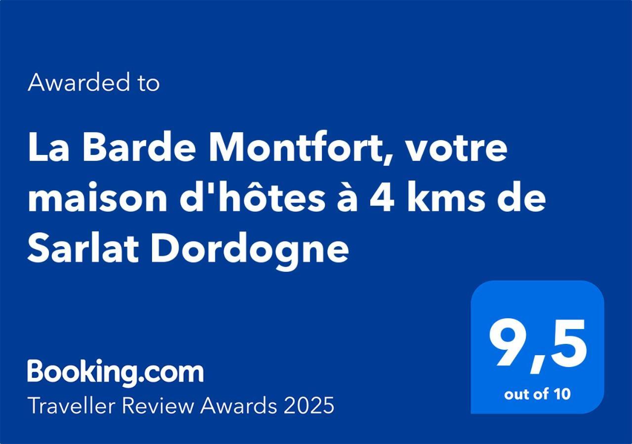 La Barde Montfort, Votre Maison D'Hotes A 4 Kms De Sarlat Dordogne 비트락 외부 사진